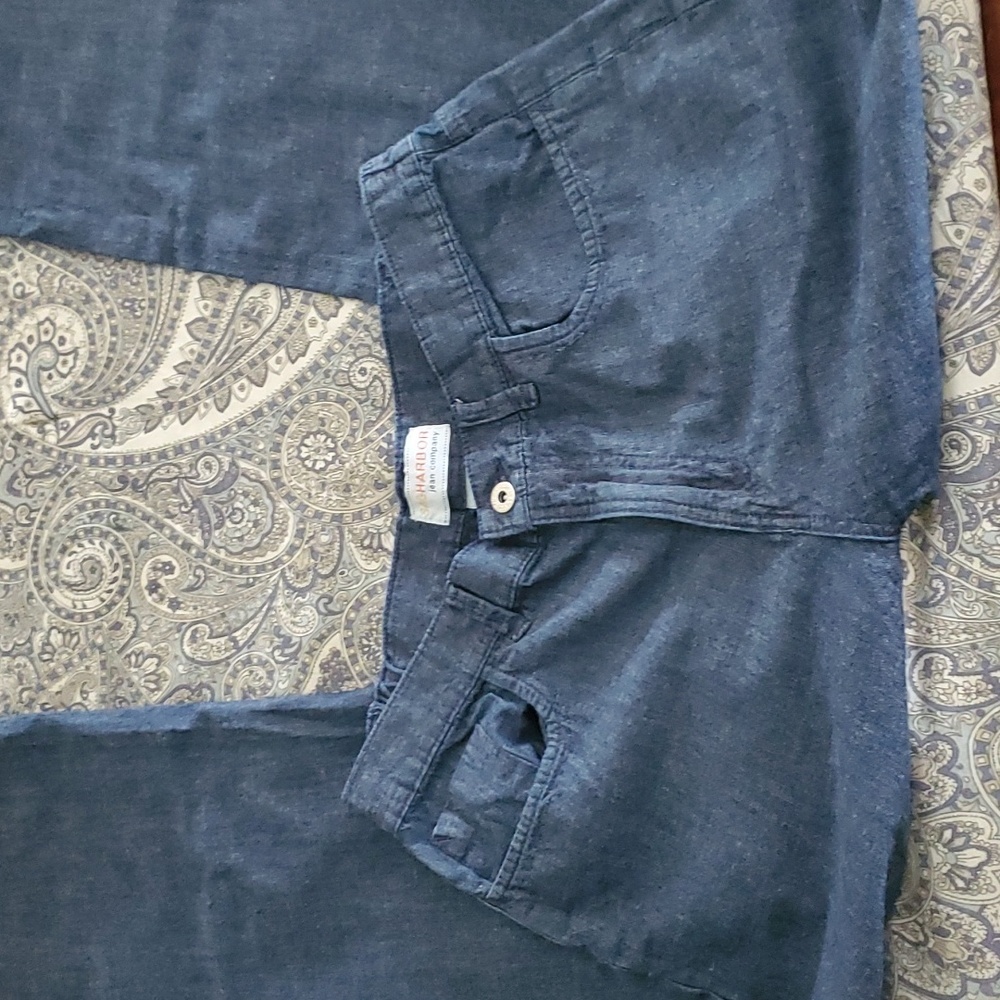 Sag Harbor Breezy Cotton Denim Look Pants 12